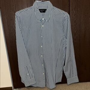 Abercrombie & Fitch Blue Casual Button Down Shirt - size large